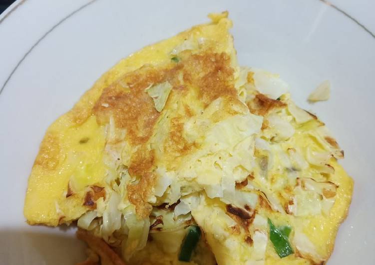 Resep masakan Telur Dadar Kol | Cara Membuat Telur Dadar Kol Yang Paling Enak