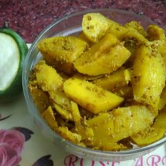 A picture of Raw Mango sabji.