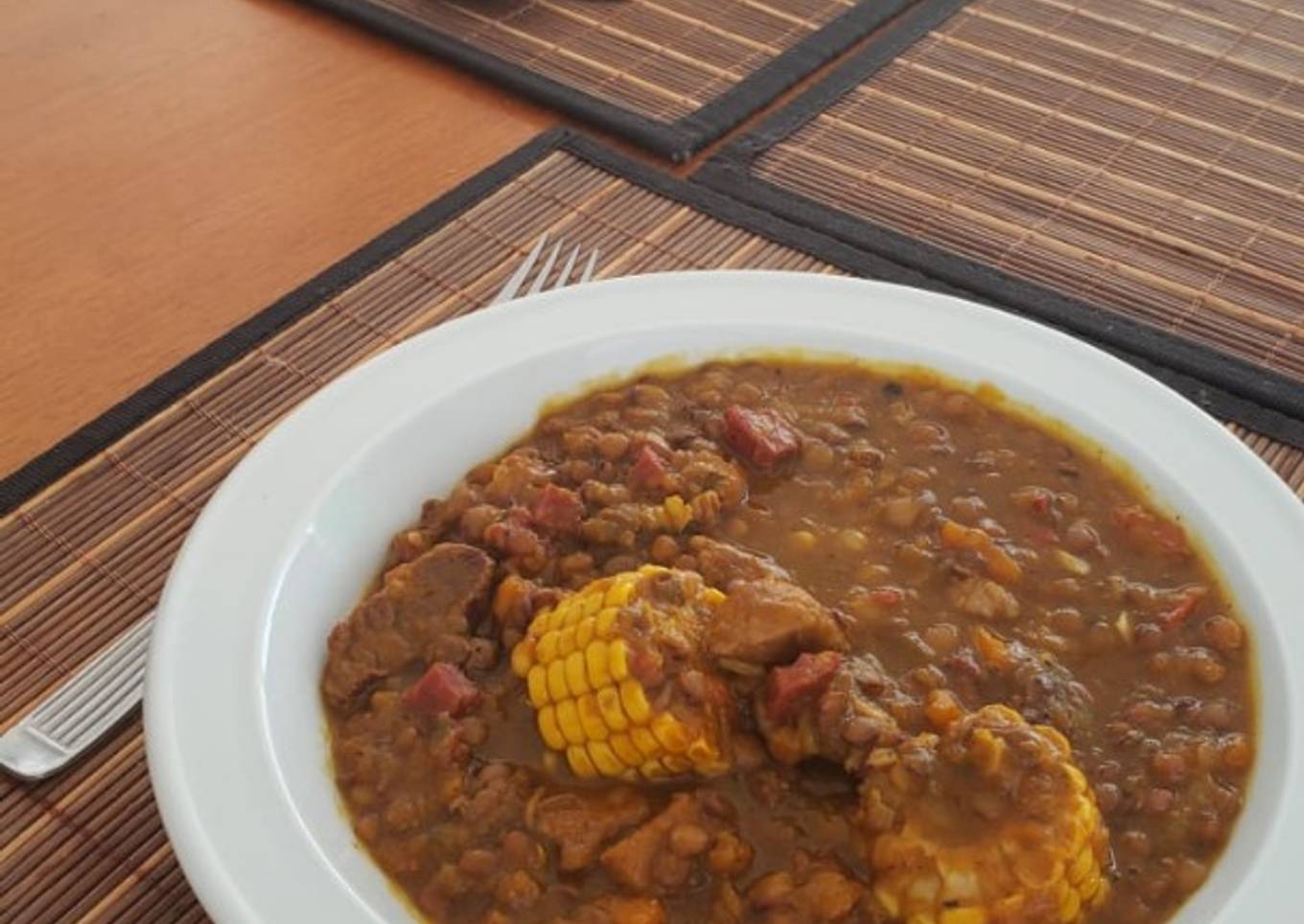 Guiso de lentejas Don Ferra