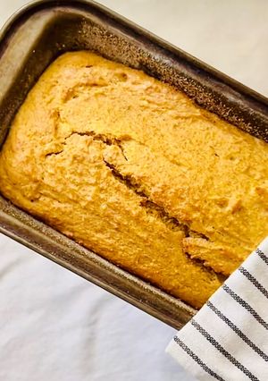 Una foto de Budín de naranja integral 100%