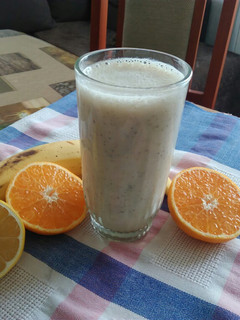 A picture of My morning smoothie.