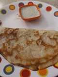 2 Ingredients Farali Dosa Batter & Farali Dosa (Vrat Special) With Farali Chutney