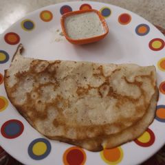 A picture of 2 Ingredients Farali Dosa Batter & Farali Dosa (Vrat Special) With Farali Chutney.