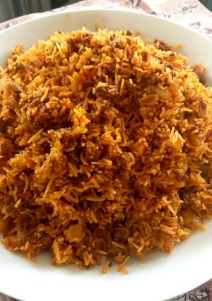 Foto resep Nasi daging kentang ala Iran