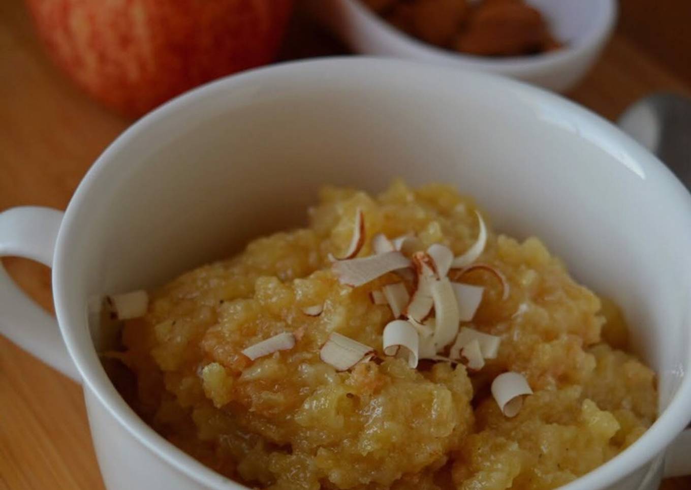 Apple Almond Halwa