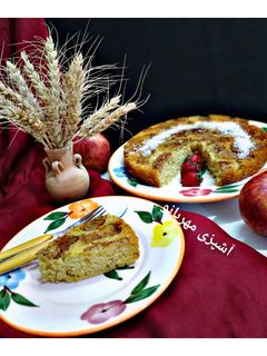 عکسی از دستور کیک سیب یک تخم مرغی