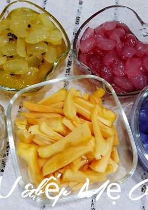 Hình của món Hạt đác rim - chè đác mít.