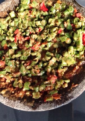 Foto resep Sambal kacang panjang