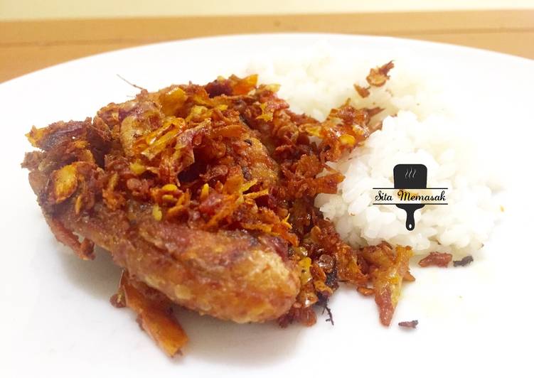 Ayam Kremes Pedas ala Sita