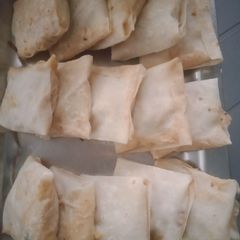 A picture of Wrap box patties.