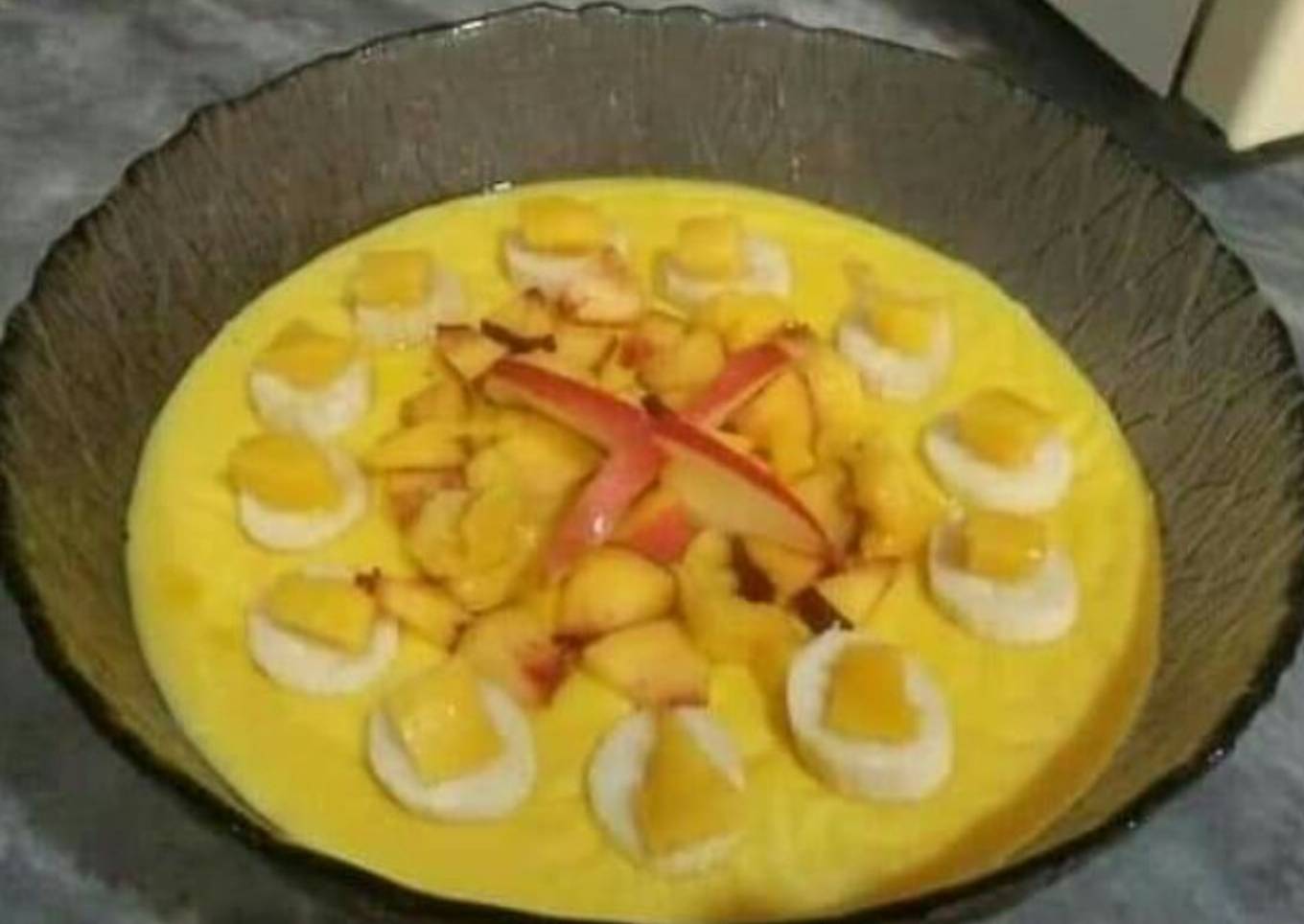 Mango Custard💛😋