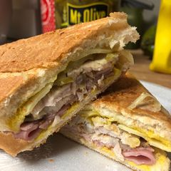 A picture of Cuban sandwich.