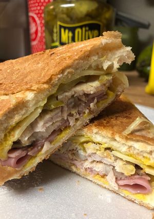 A picture of Cuban sandwich.