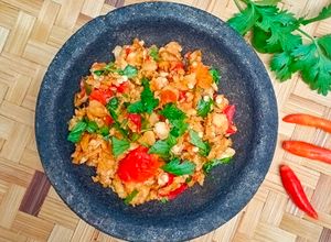 Foto resep Sambal Tempe Daun Ketumbar