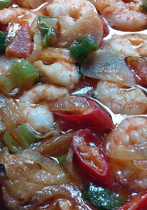Foto resep Udang Saus Tiram