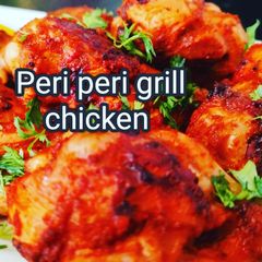 Peri peri grilled chicken A picture of Peri peri grilled chicken.