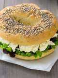 Sándwich de Bagel