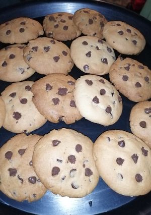 Una foto de Galletas con chispas de chocolate