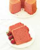 Strawberry Chiffon Cake