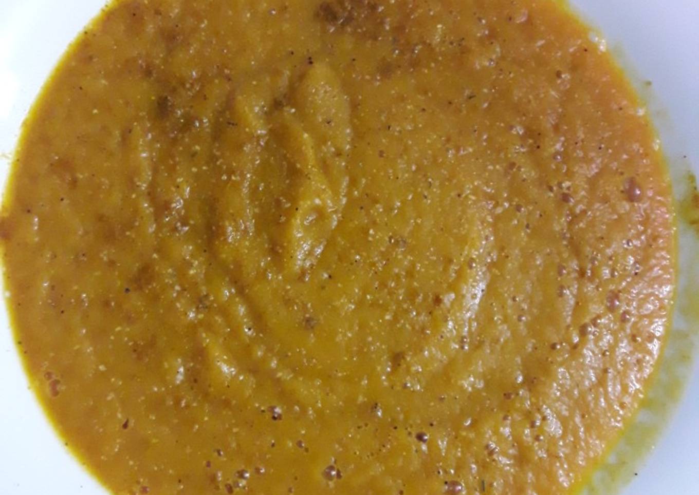 Puré de zanahoria al curry