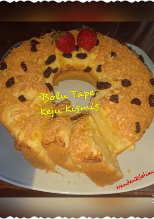 Foto resep Bolu Tape Keju kismis