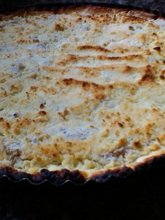 Una foto de Apple crumble a mi manera