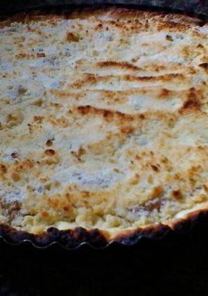 Una foto de Apple crumble a mi manera
