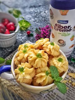 Foto resep Double Milky Cookies, lumer dan so milky😋😋😋