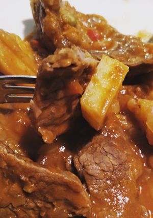 Una foto de Bifes a la criolla