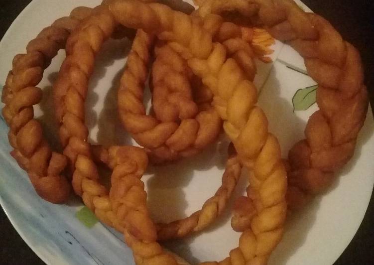 Braided mandazi