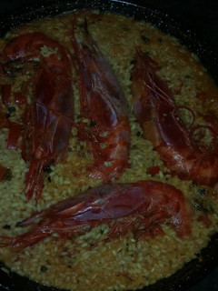 Una foto de Arroz con carabineros