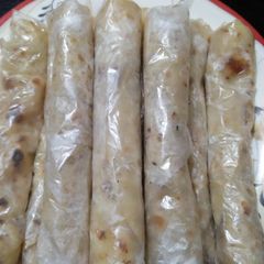 A picture of Chicken Mayo Garlic roll Recipe at home by sunaira younus #cookwithhuma.