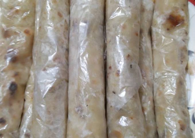 Chicken Mayo Garlic roll Recipe at home by sunaira younus #cookwithhuma