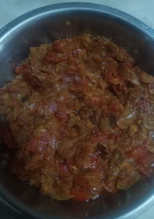 A picture of Ginger garlic chutney.