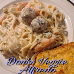 A picture of Veggie Alfredo.