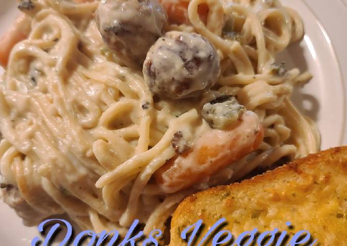 Recipe of Perfect Veggie Alfredo