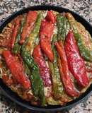 Pizza vegana con base de avena y chía y zanahoria con guarnición
