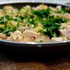 A picture of Creamy Chicken Hash.