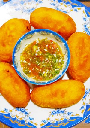 Una foto de Pasteles de yuca, deliciosos