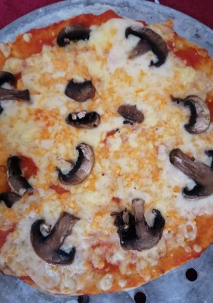 Una foto de Pizza