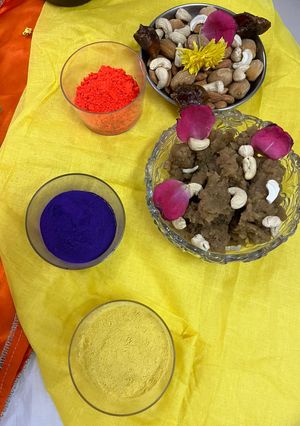 A picture of Atta Halwa.