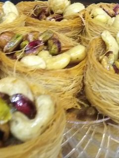 صورة لوصفة كنافة عش البلبل بالكاجو