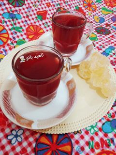 عکسی از دستور چای آلبالو 🍒 Cherry tea