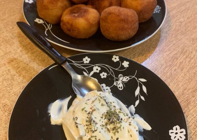 Recipe of Homemade Papas noisette con queso crema 🤗