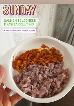 Foto resep Salmon Bolognese MPASI 11 Bulan