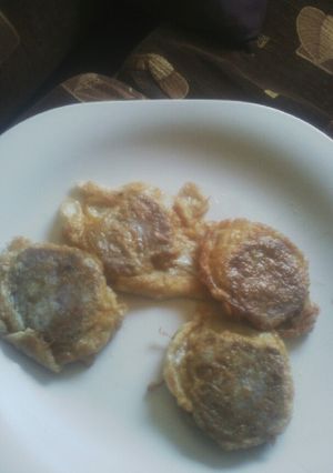 A picture of Fried nduma with eggs.