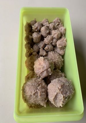 Foto resep Bakso Sapi Isi Telur sangat mudah dan kenyal