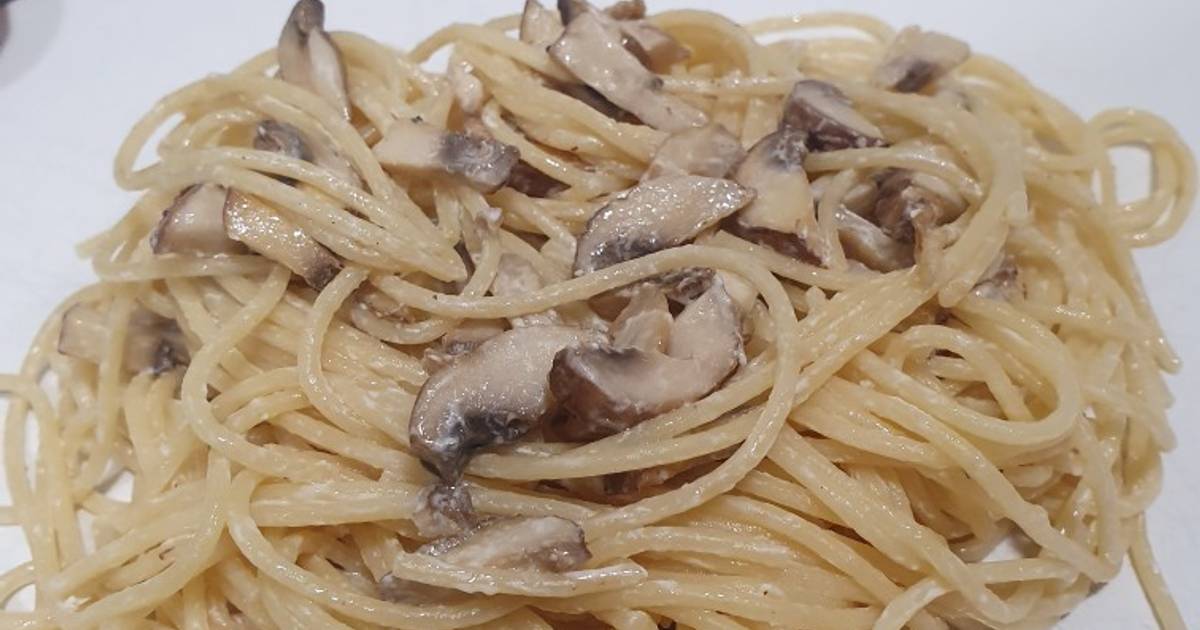 Pasta integral con champiñones y pollo Receta de Cuqui Bastida, Receta