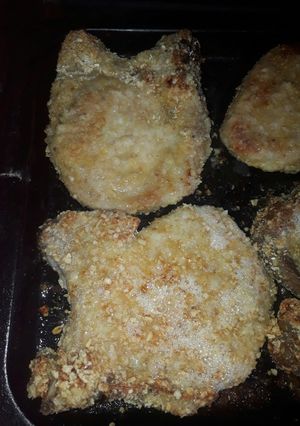 Una foto de Milanesas de costeletita de cerdo