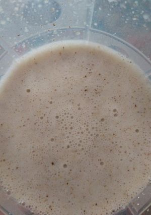 A picture of Oat meal with chia seed#oatmeal recipe.